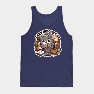 Cozy Whiskers & Chill Vibes: The Indoor Cat Lifestyle Tank Top